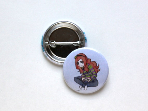 Vivian James 1.5" & 2.25" Button