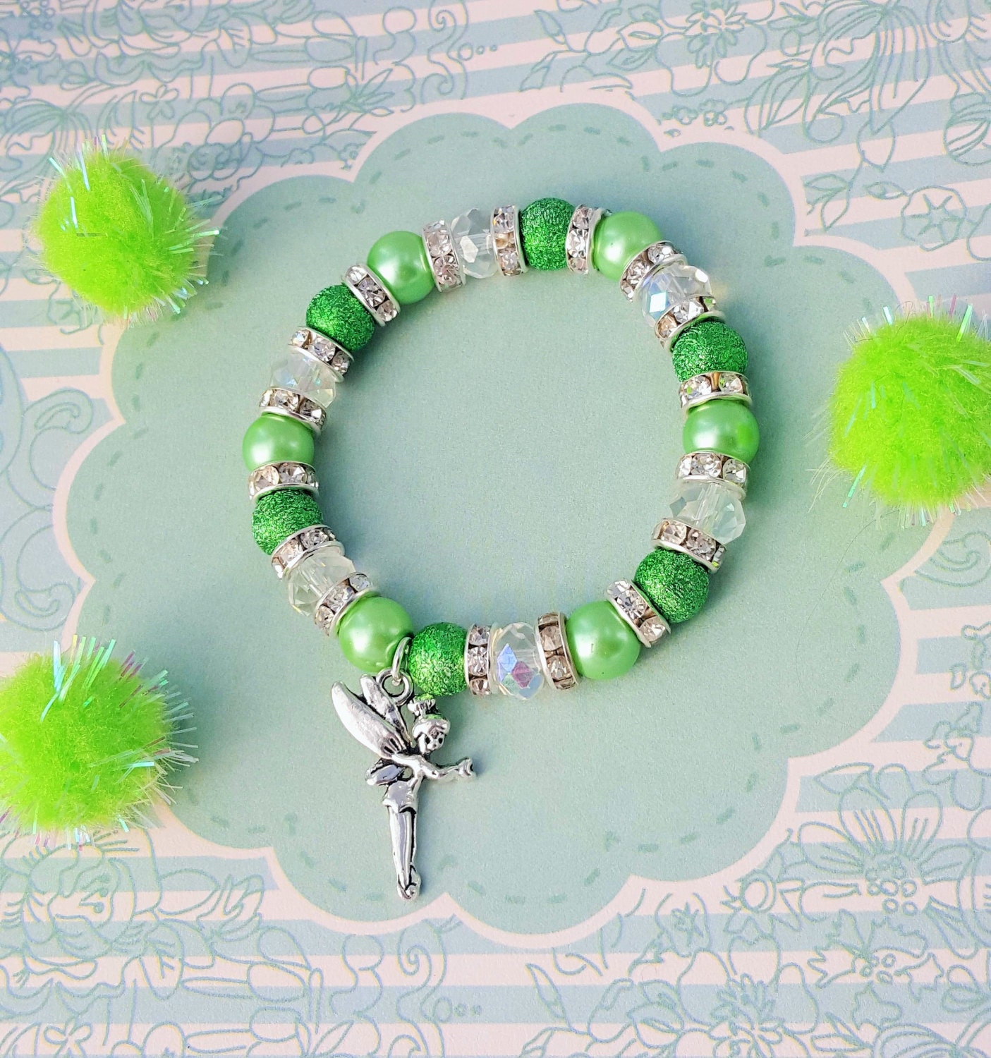 Fairy Charm Bracelet Kids Bracelet Crystal Jewellery Fairy