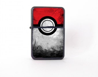 Pokemon lighter, pop art lighter, Pokemon collectable, Pokemon Go, cool lighter, custom lighter, Pokeball lighter, Pokemon ball lighter