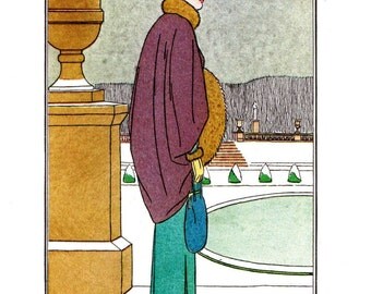 Vintage Art Deco Fashion Model Print Pretty Woman Print Art Deco Decor Birthday Gift for Mom Girlfriend fas 2592G