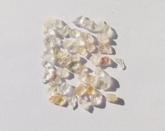 raw white sapphire