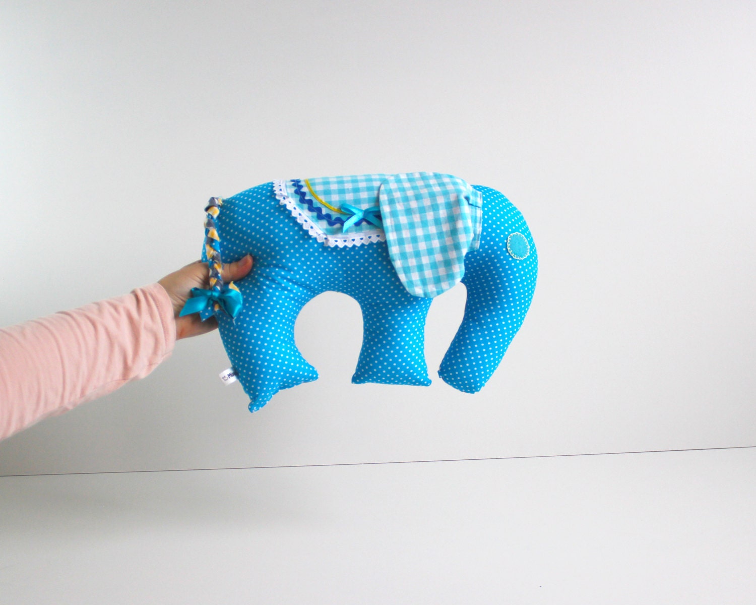 blue stuffed elephant
