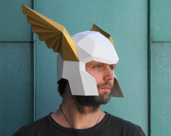 Winged Herald's Helmet - Make your own using a simple PDF download