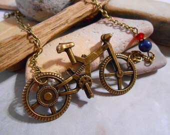 Triathlon necklace TRI jewelry Marathon jewelry Racing jewelry Cycling jewelry Bike jewelry Swim Bike Run Ironman Triathlon Jewelry Gifts