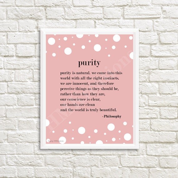 Philosophy Quote Purity Definition Poem Digital by HMKreations