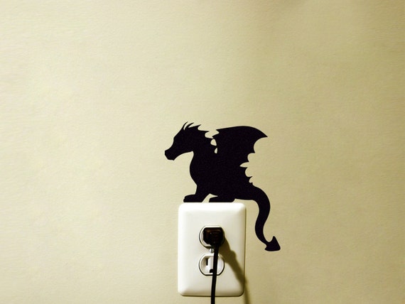 Cute dragon decal