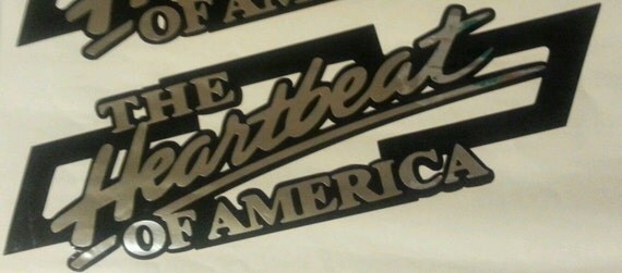 heartbeat chevy decal