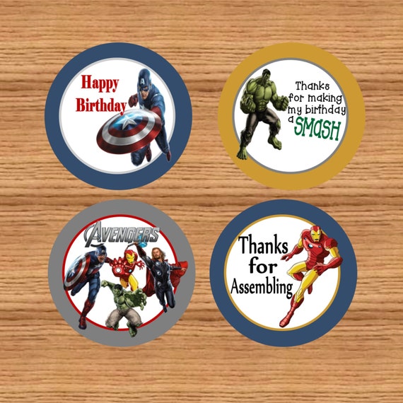 Avengers Name Tags Printable