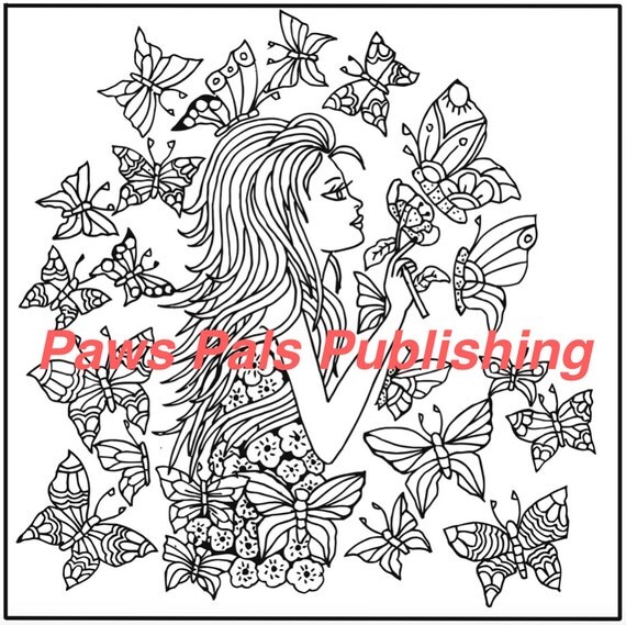 Coloring page Women coloring page Woman adult coloring