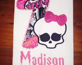 monster high birthday shirt