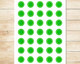 Incredible Hulk Sticker - Hulk Smash / Hulk Inchies / Hulk Party Favors / Hulk Party Supplies / Hulk Fist Logo / Superhero 1 inch