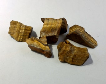 Rough Golden Tiger Eye Gemstones~Raw Tiger Eye~Chakra Stones~Good Luck Gemstones~Healing Crystals~Protection~Rough Stone