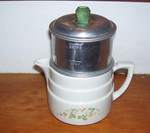 Dripolator Coffee Pot ALL PIECES 2 cup Vintage