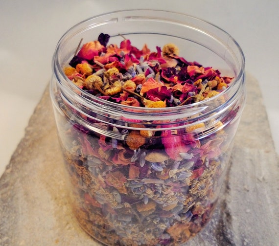 Rose Lavender and Chamomile Herbal Tea Organic Tea Dried