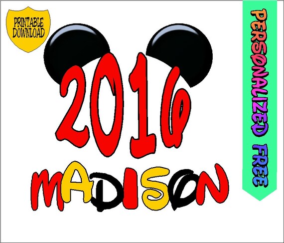 disney vacation iron on transfers