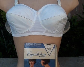 Vintage New Old Stock 1950s-60s Exquisite Form Bra Size 32c In Original Box