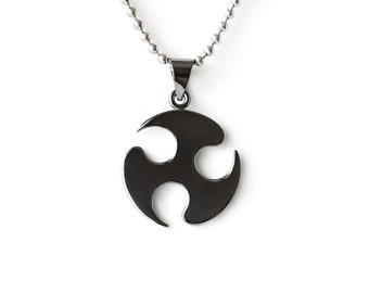 BDSM Necklace Sterling Silver DDLG Jewelry Daddy Dom Daddy Kink Triskel Necklace Babygirl BDSM Jewelry Fetish Necklace Submissive Jewelry