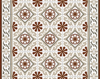 pvc vinyl mat tiles pattern decorative linoleum rug color bordeaux and gray 210 free - Decorative Tiles pvc vinyl mat tiles pattern decorative linoleum rug color bordeaux and gray 210 free - Decorative Tiles