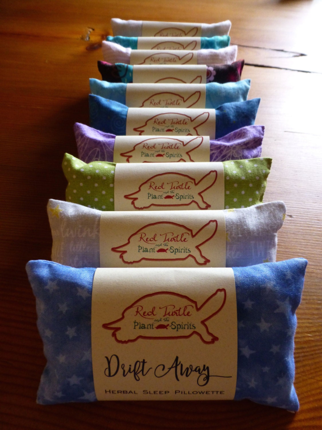 Herbal Sleep Pillow with Lavender Hops by RedTurtlePlantSpirit