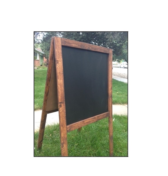 Rustic Chalkboard Easel 10