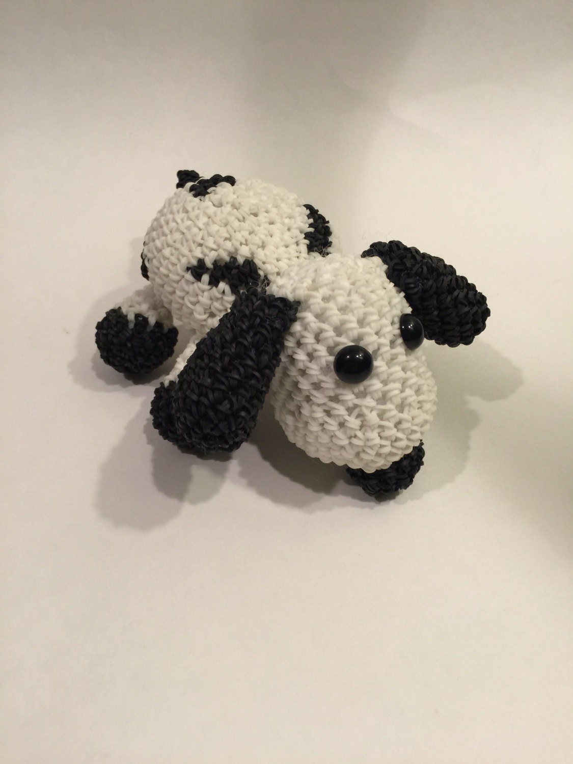 Spotted Dog Rubber Band Figure Rainbow Loom Loomigurumi