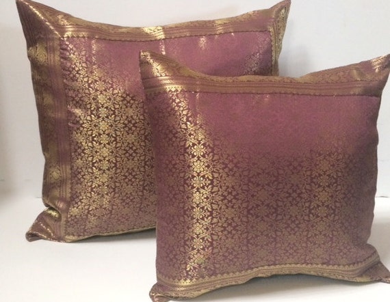 Purple Raj Pillow Cover Decorative throw pillows by TaraDesignLA