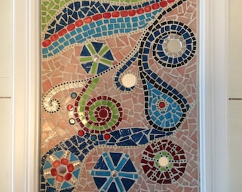 Abstract Mosaic Wall Hanging