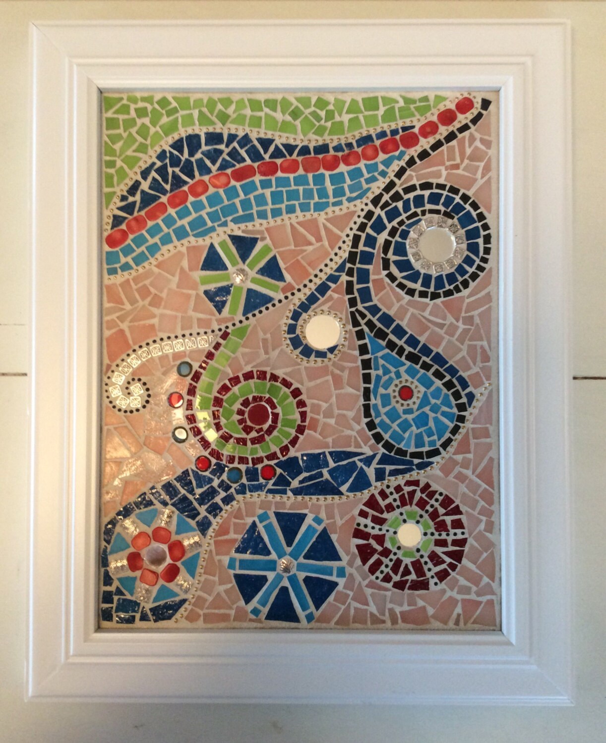 Abstract Mosaic Wall Hanging