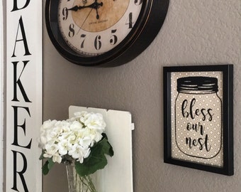 Mason Jar Wall Art mason jar wall art | etsy Mason Jar Wall Art mason jar wall art | etsy