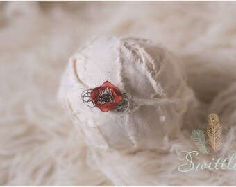 Elena NEWBORN tieback baby photo prop RTS