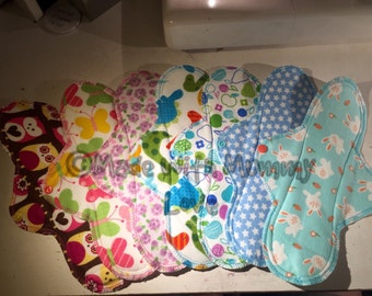 Menstrual Pads, Cloth Pad Set, Reusable Pads, Reusable Cloth Pads, CSP, WSP, Sanitary Pads, Cloth Pads, Mamacloth, Mama cloth