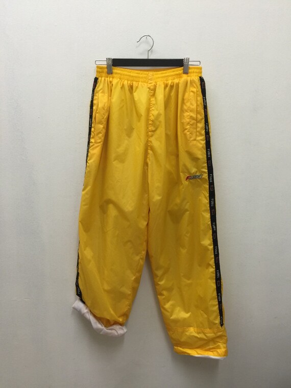 Items similar to Fubu trackpants bright yellow Ali-G on Etsy