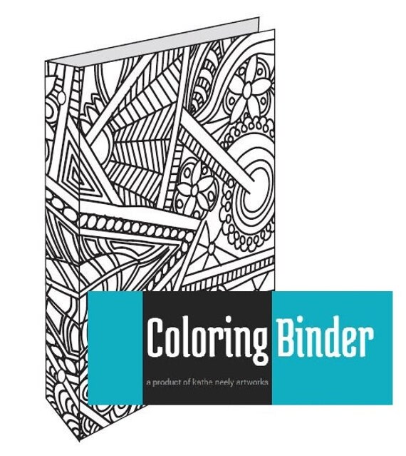 Coloring Binder The Binder you Color