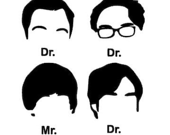 Big Bang Theory Decal - Bazinga - Nerd - Scientist - BBT