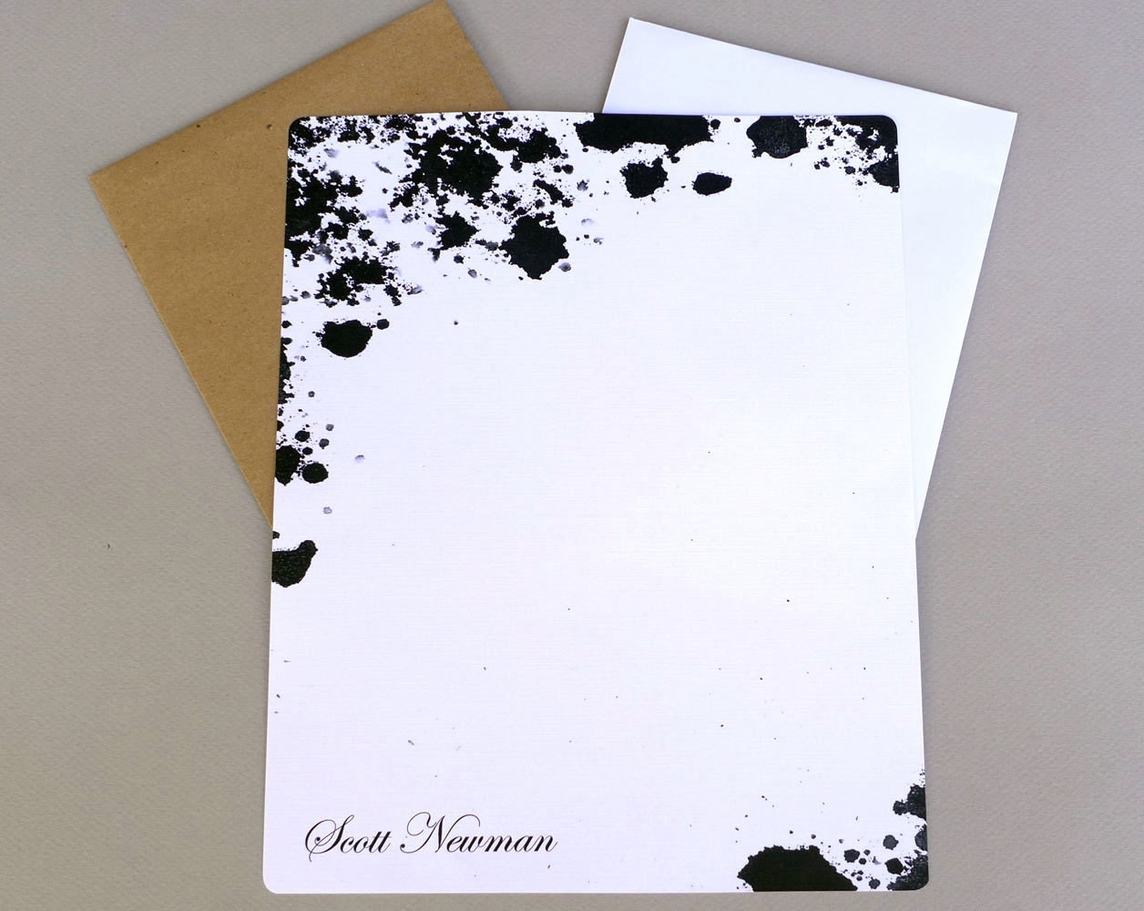 personalized writing paper and envelopes