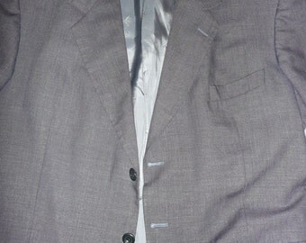 Vintage Men's YSL Pour Homme gray Jacket blazer made in France 56