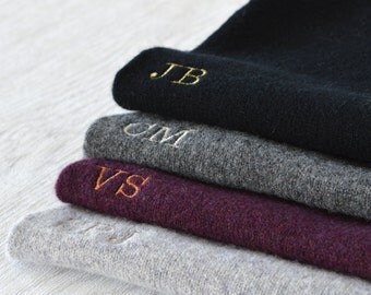 Personalised Scarf, gift for him,gift for her,Super Soft Lambswool, Monogrammed ,personalized ,personalised, Monogram
