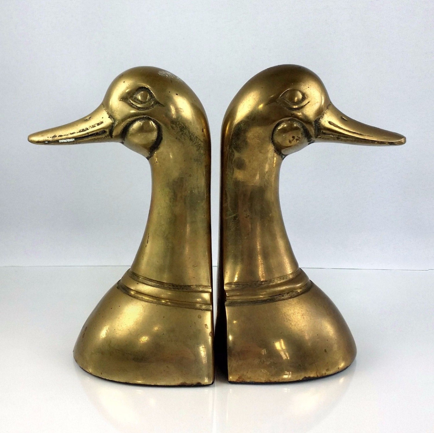 brass duck bookends korea