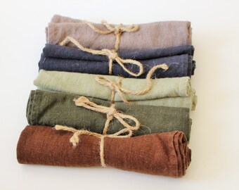 Linen Towels, Set of Two Kitchen towels, 45 x 65 cm / 18"x 26" Linen tea towels, Dish towels