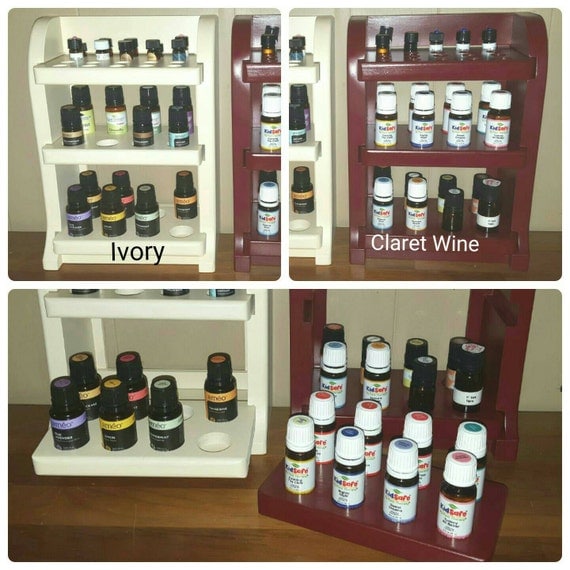 Handmade Essential Oil Display Storage By Savanarosecreations