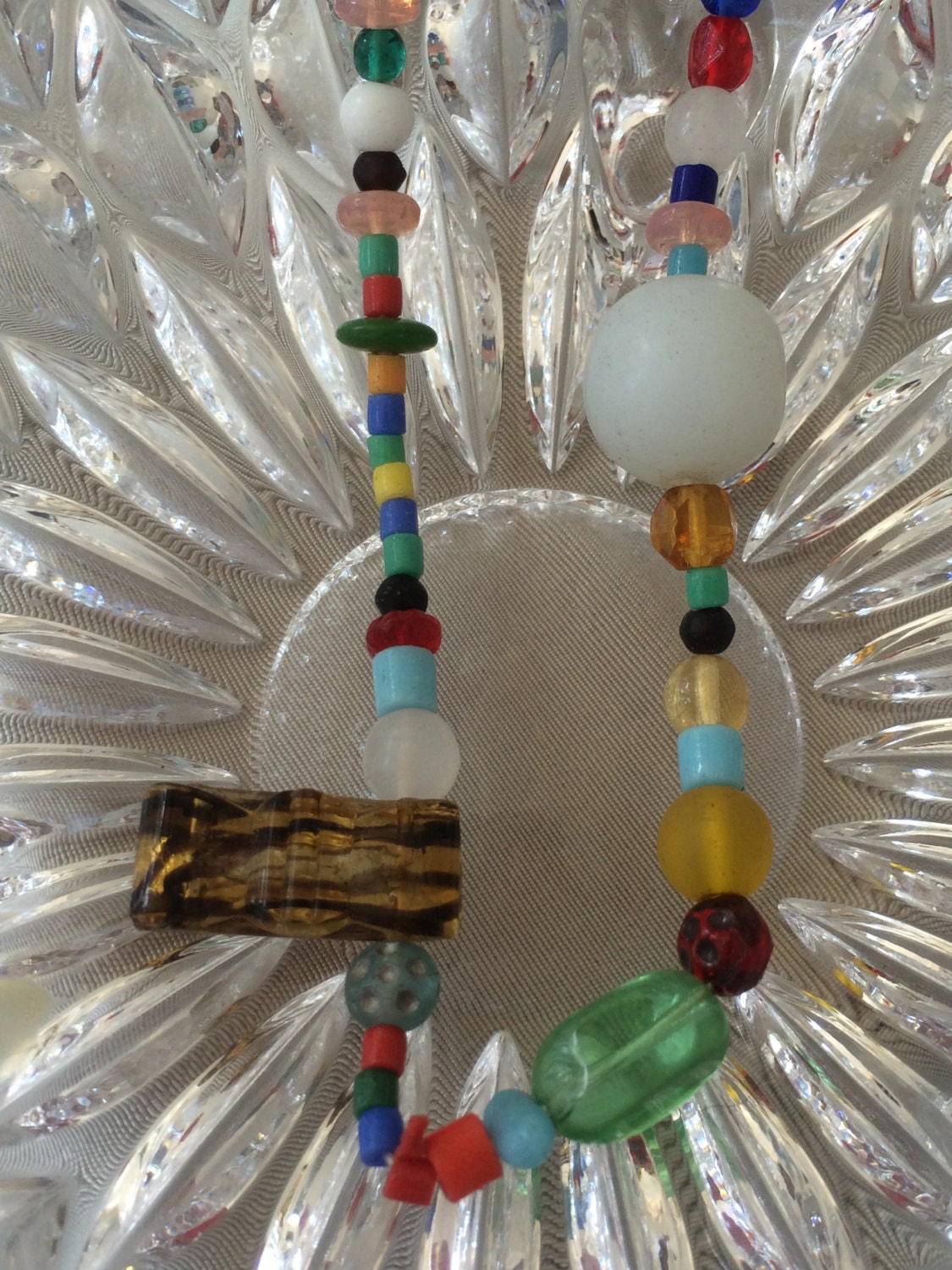 vintage mardi gras necklace