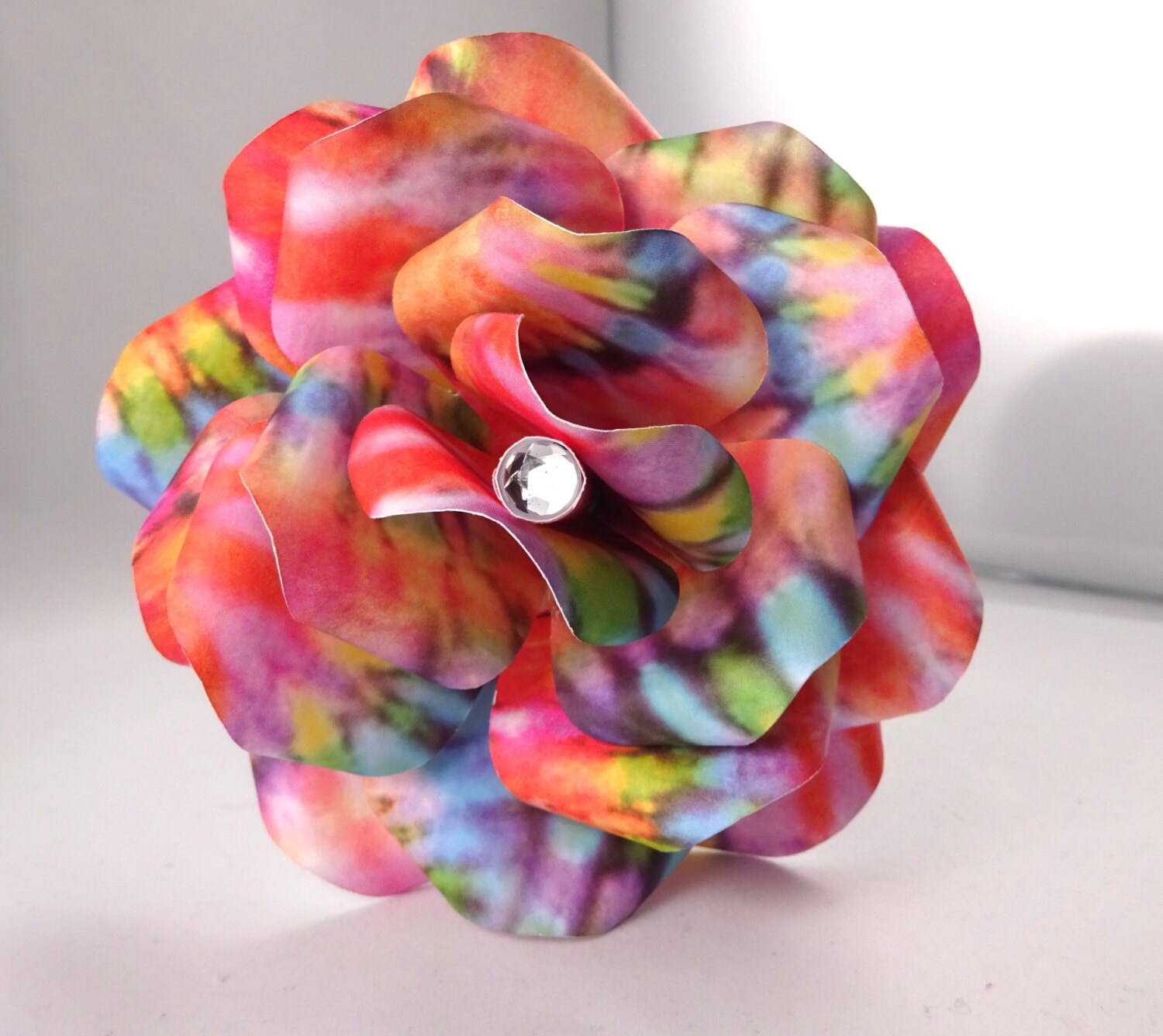 tie-dye-paper-flowers-with-stem-tie-dye-paper-flower