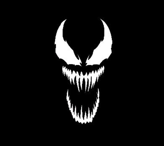 Venom Vinyl Decal Logo Marvel Villain by JediVinylDesign on Etsy