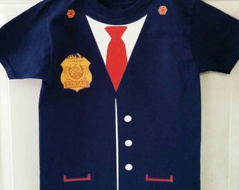 Front Vest and Back Logo T-shirt with/without Name