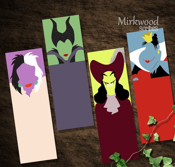 items similar to disney villains bookmarks maleficent