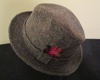 Men's Fedora Tweed Hat by Kangol Design. Made in the USA!