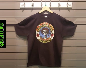 Grateful Dead T-shirt, High Resolution Plastisol Print, High Quality 100% Cotton, Iconic Print, Band T-Shirt