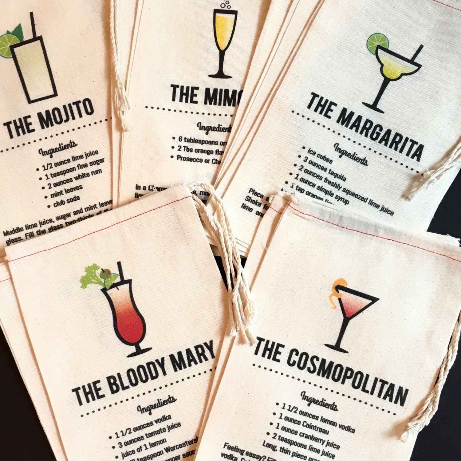 Cocktail Party Wedding Gift Bags Wedding Favors