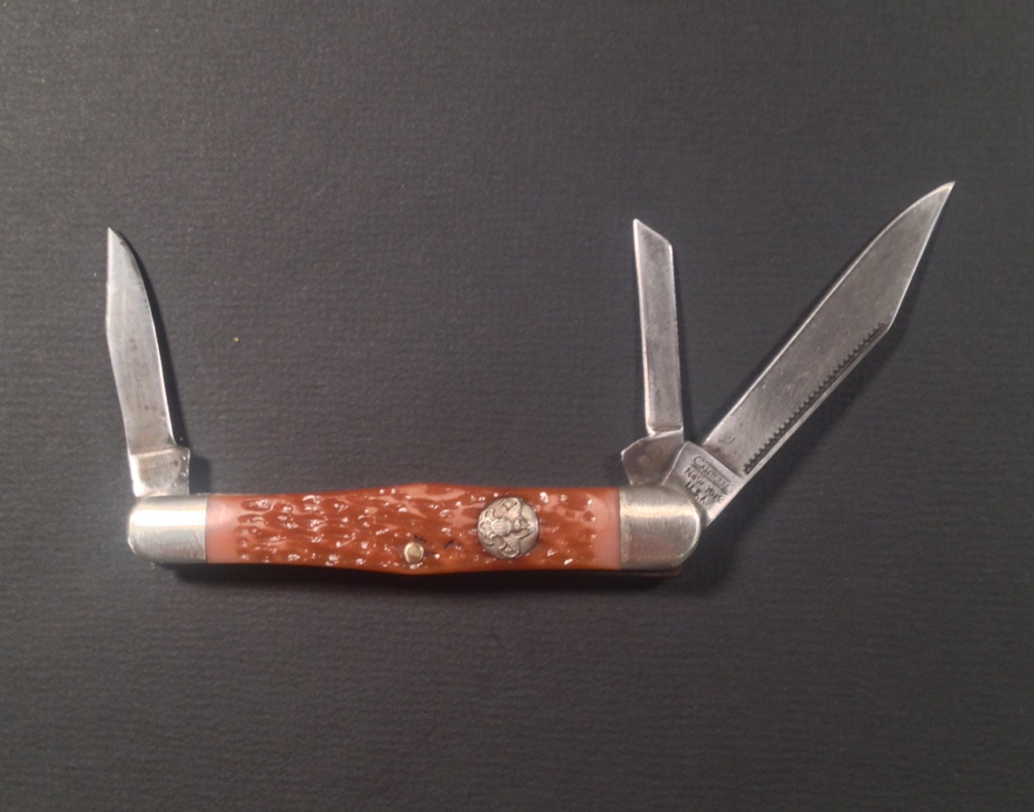 Vintage Camillus New York U.S.A. BSA 1047 Three Blade