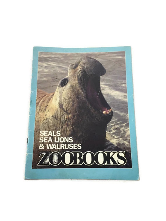 Items similar to ZooBooks Seals, Sea Lions & Walruses August 1987 on Etsy